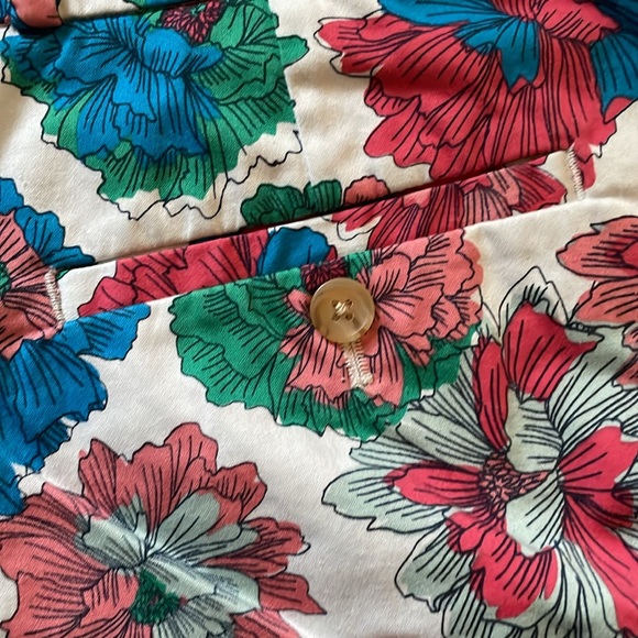 BANANA REPUBLIC || Floral Shorts Size 6 - Picture 7 of 8